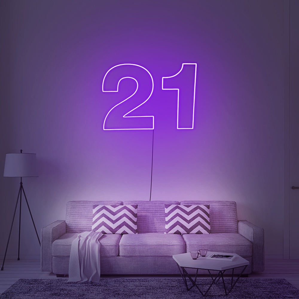 purple 21 Love You