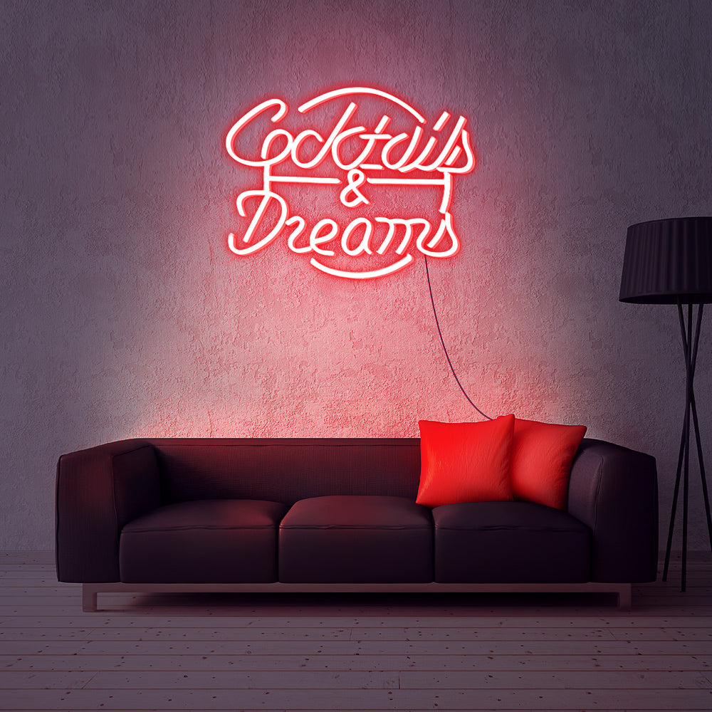 Cocktails and dream Neon Sign