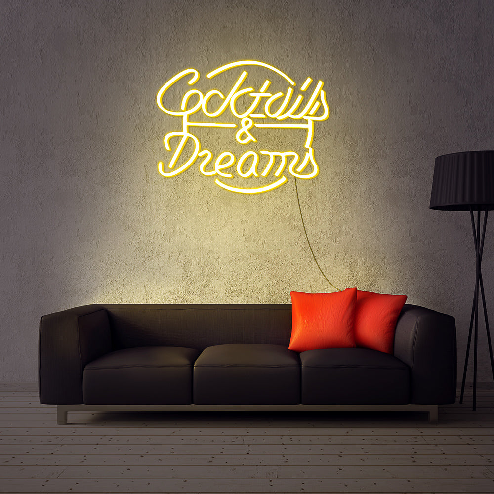 Cocktails and dream Neon Sign