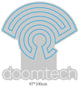 Doomtech neon sign logo