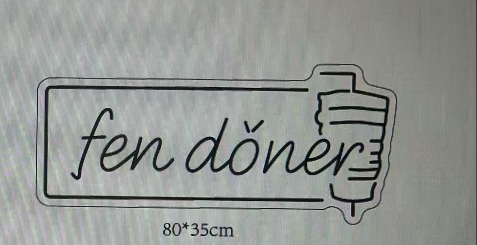 Fen Doner (80cm breed en 35cm hoog)